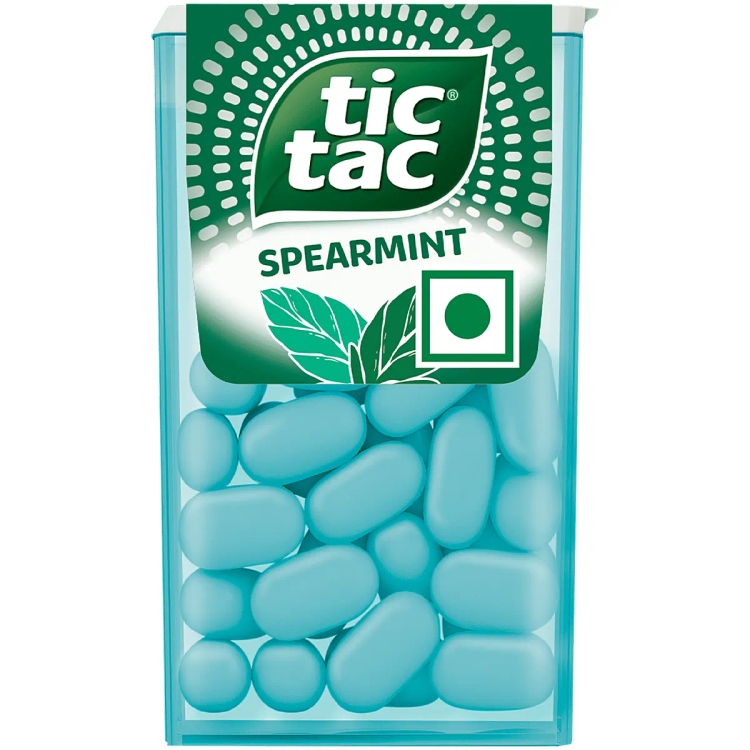 Tic Tac Spearmint Hard Candy, 13 g