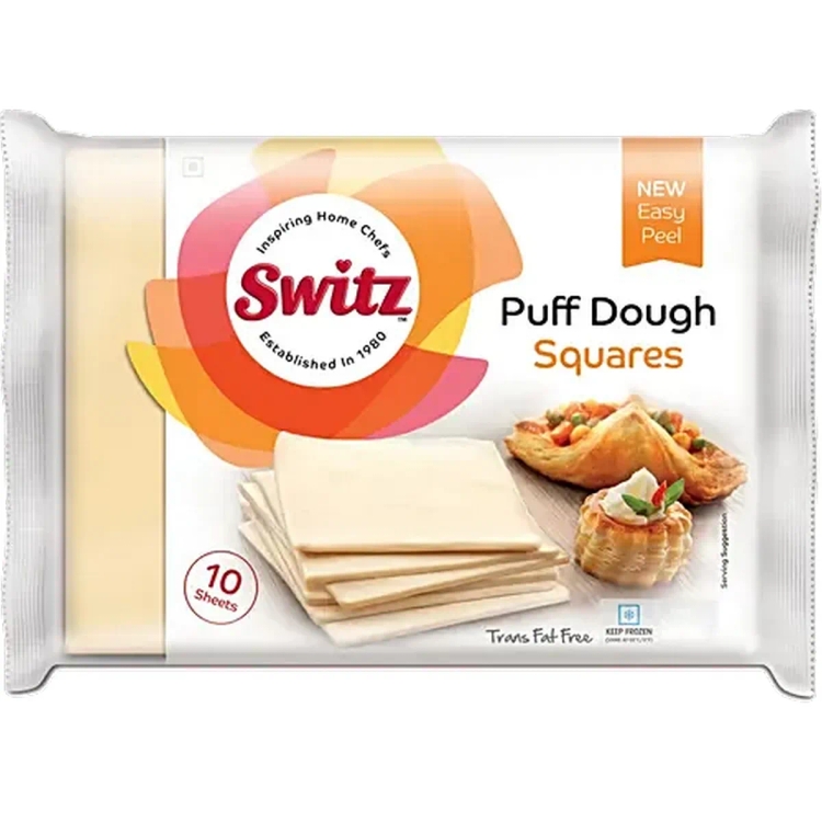 SWITZ PUFF PASTRY SQUARES 400G
