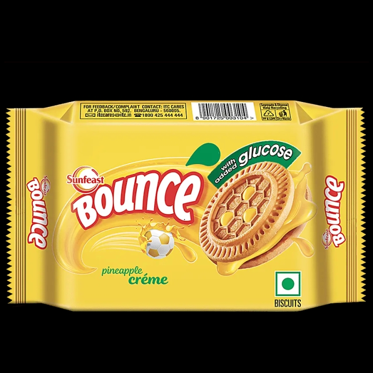 Sunfeast Pineapple Creme Biscuits 58gm