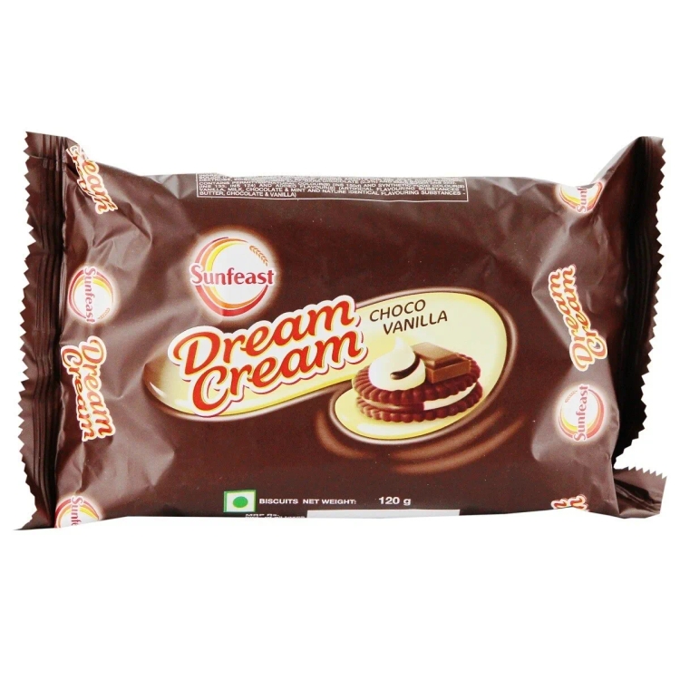 Sunfeast Choco Vanilla Cream Biscuits 90gm