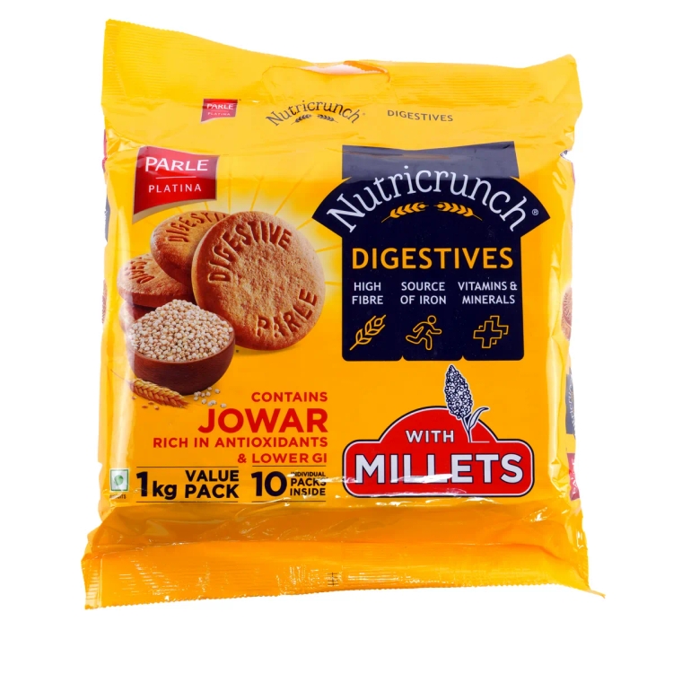 Parle Nutricrunch Digestive Cookies 1kg