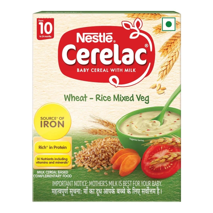 Cerelac Wheat Rice Mixed Veg Stage 3 300g