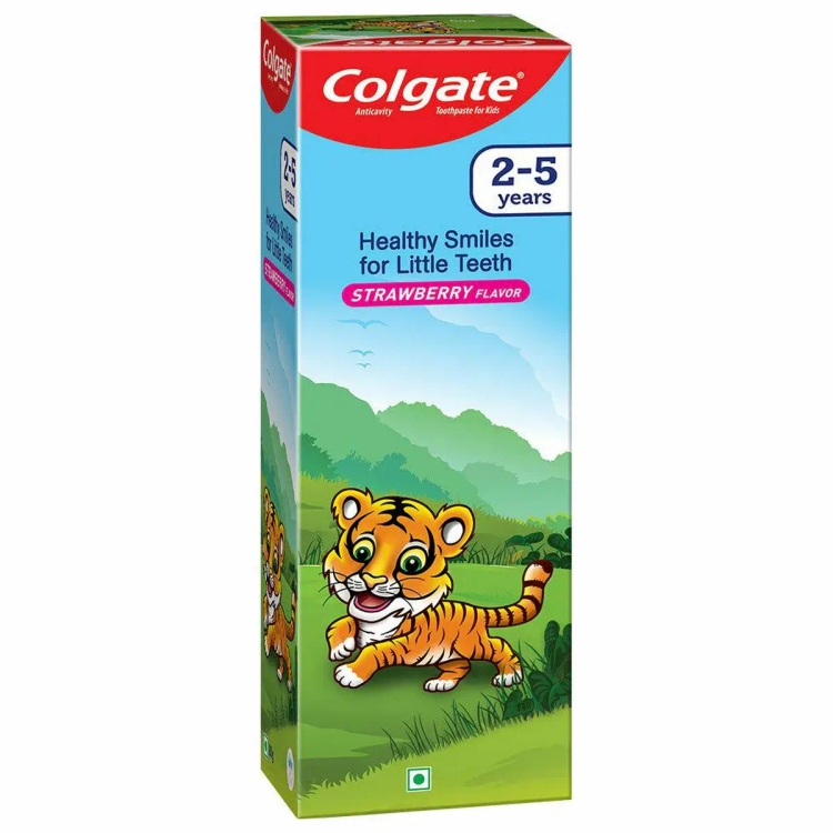 Colgate Tooth Paste Kids 2-5Years Strawberry Flavour 80G