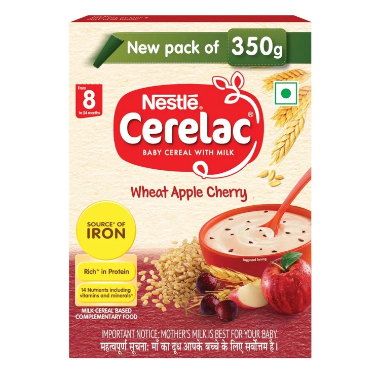 Cerelac Stage - 2 Wheat Apple & Cherry 350g