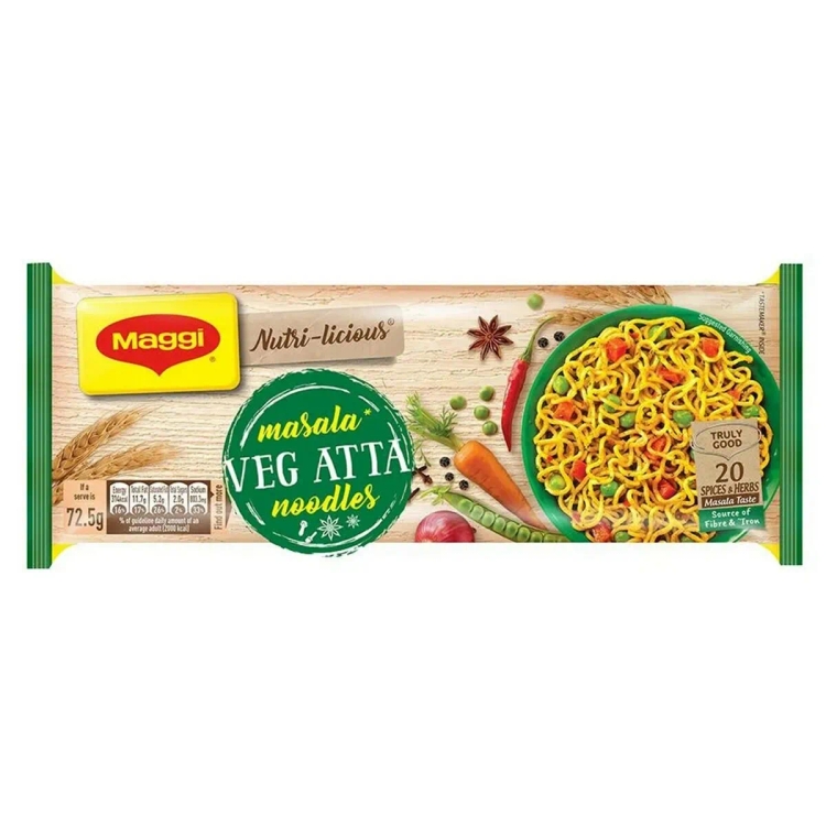 Maggi 2-Min Noodles Vegetable Atta 290gm