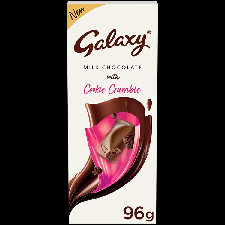 Galaxy Bar Chocolate Cookie Crumble 96Gm