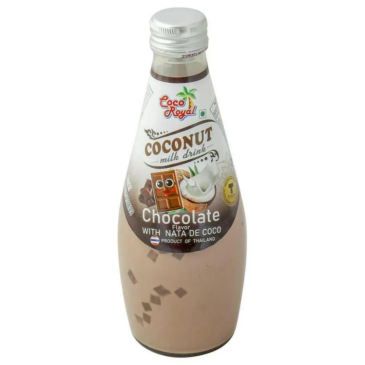Coco Royal Chocolate Flavour with Nata De Coco Coconut Milk Drink 290 ml
