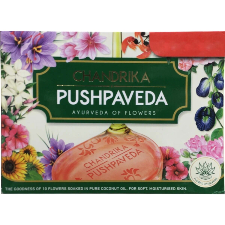 Chandrika Soap Pushpveda 125G 3S
