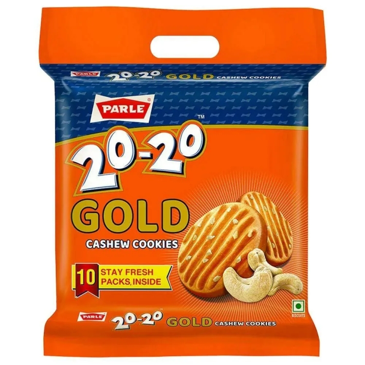 Parle 2020 Gold Cashew Almond Cookies 1 kg