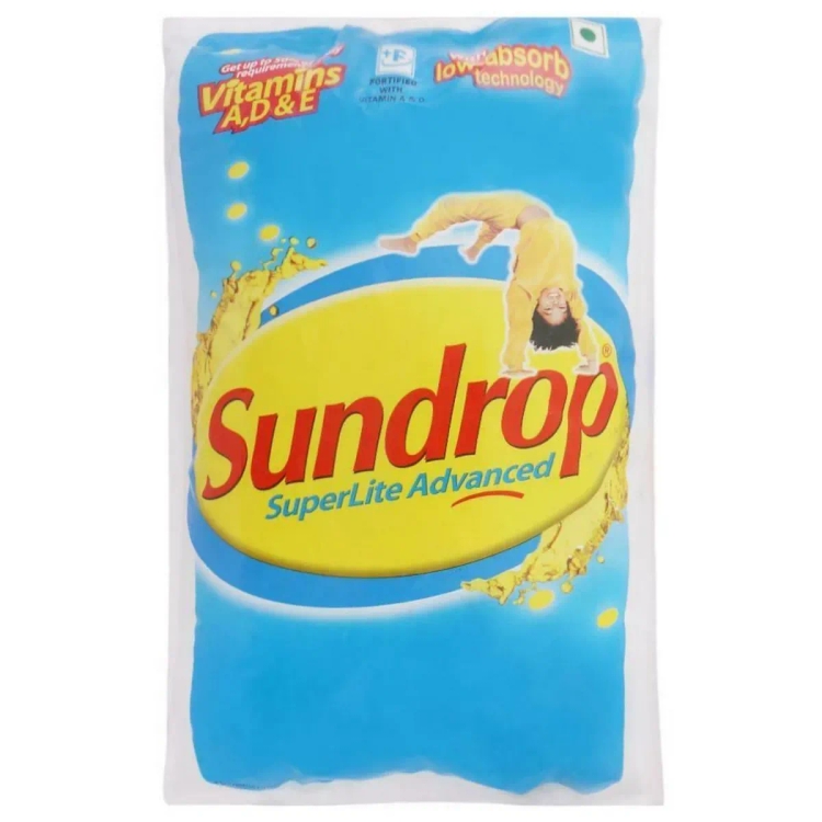 Sundrop Superlite Sunflower Oil Pouch 1 Litre