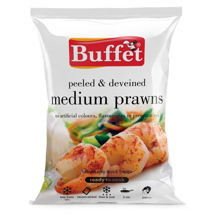 Buffet Medium Prawns 250g