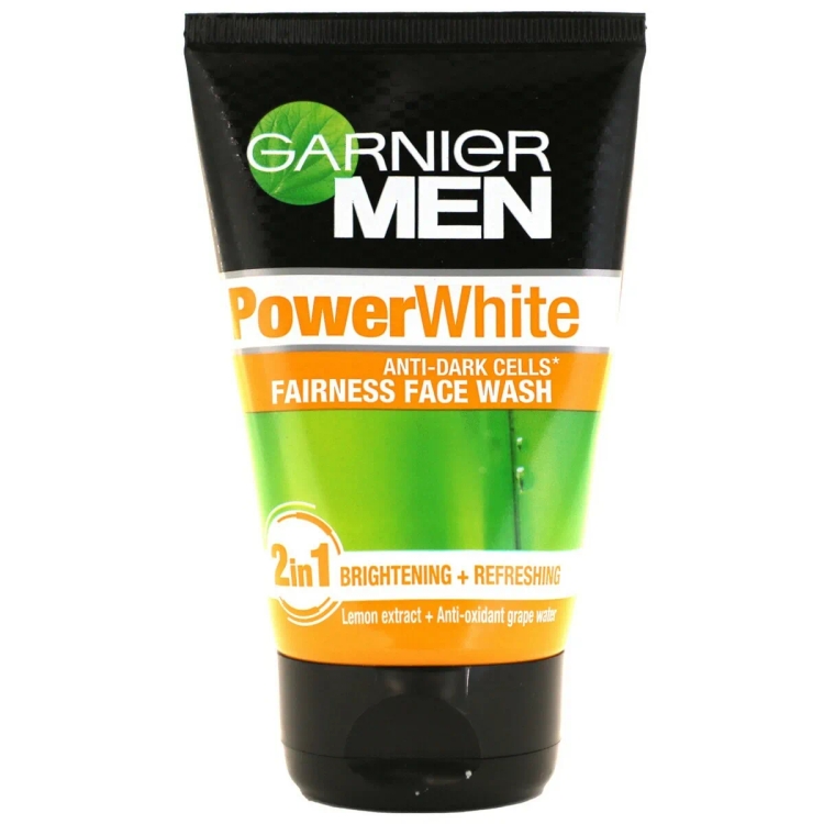 Garnier Mens Face Wash Power Light 100g