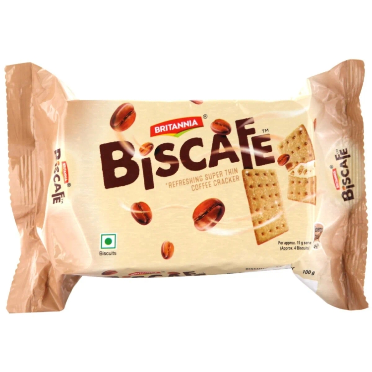 Britannia Biscafe Coffee Cracker Biscuit 100g