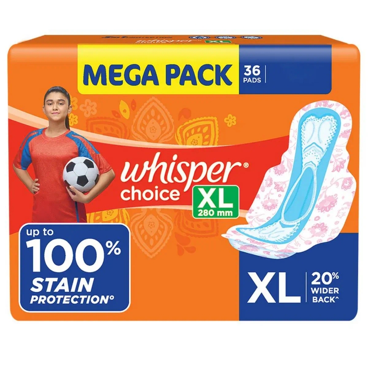 Whisper Choice Xl 36S