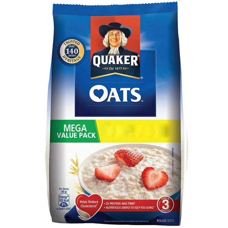 Quaker Oats Pouch 500g 4s