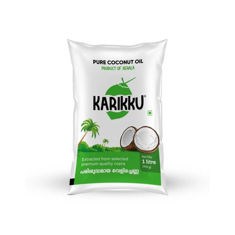 Karikku Coconut Oil 1 Litre Pouch