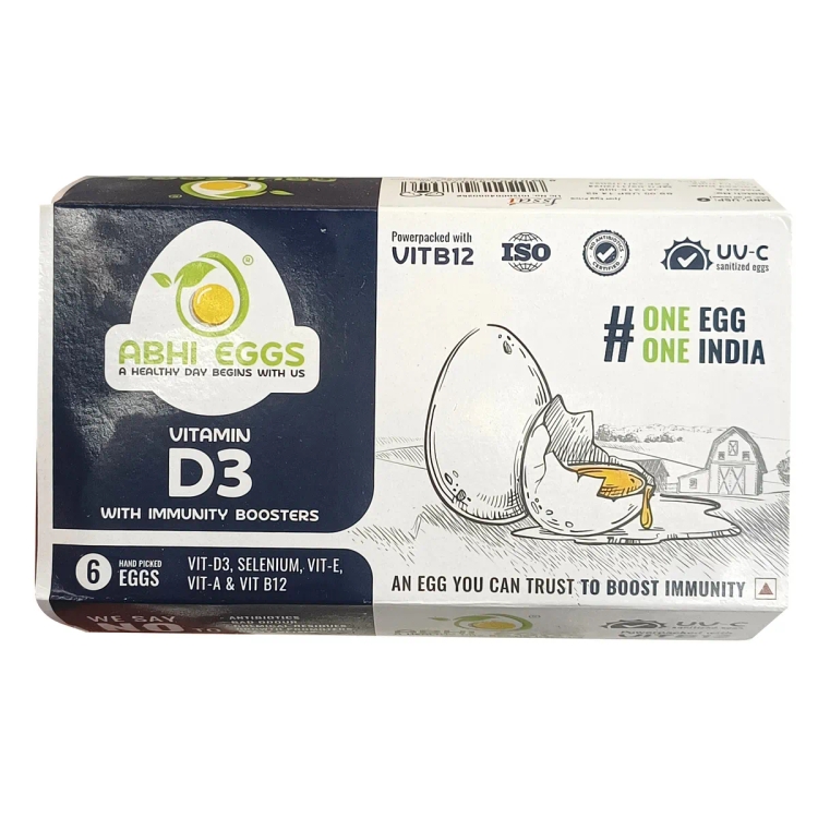 Abhi Eggs White Nutri+ 6's