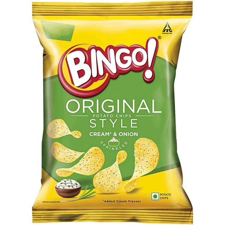 Bingo Flat Cut cream Onion 43g