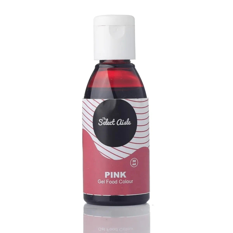 The Select Aisle Concentrated Pink Food Gel Colour - 30 ml