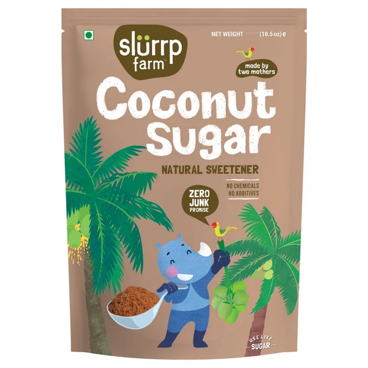 Slurrp Farm Coconut Sugar – Natural Sweetener, 300g