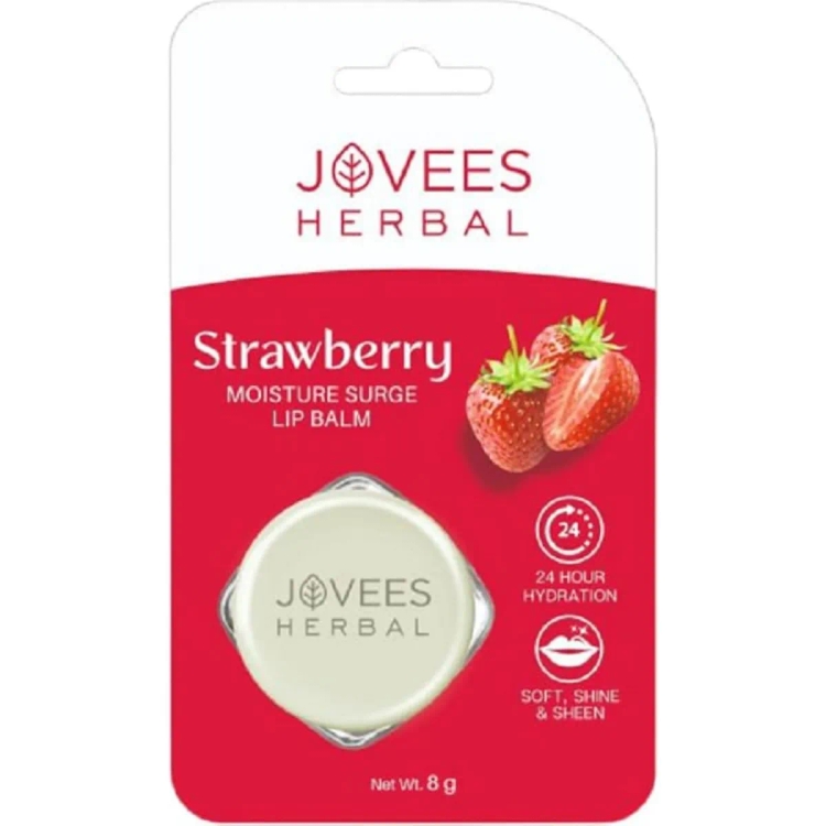 Jovees Herbal Strawberry Moisture Lip Balm 8G