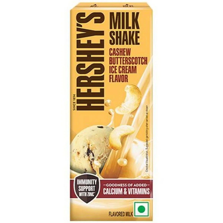 Hersheys Cashew Butterscotch Ice Cream Flavor Milkshake 180 Ml