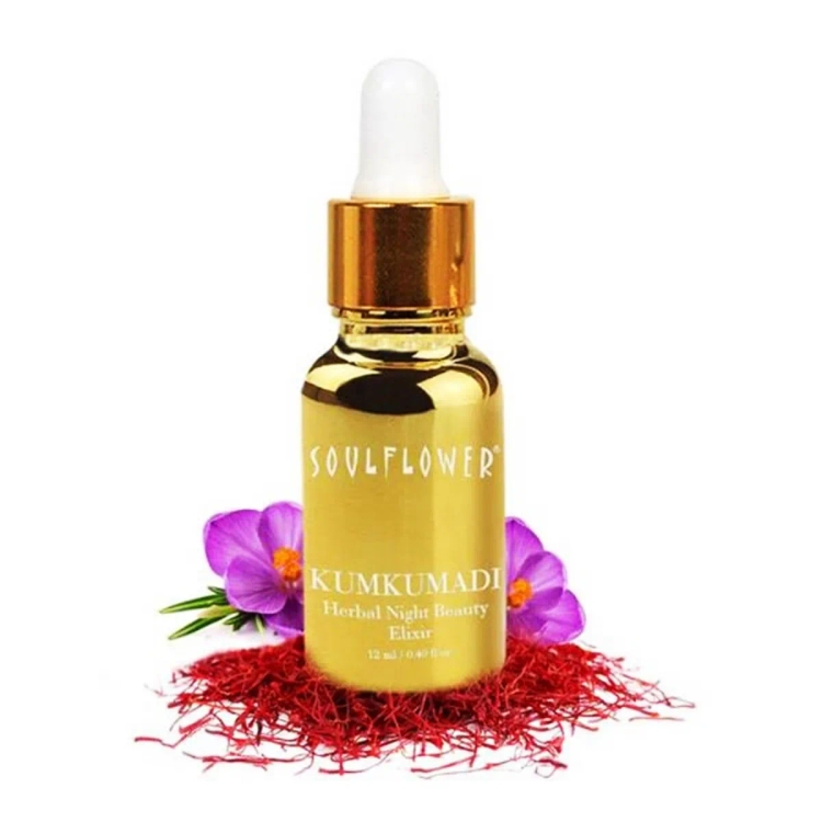 Soulflower Kumkumadi Oii With Real Saffron 12Ml