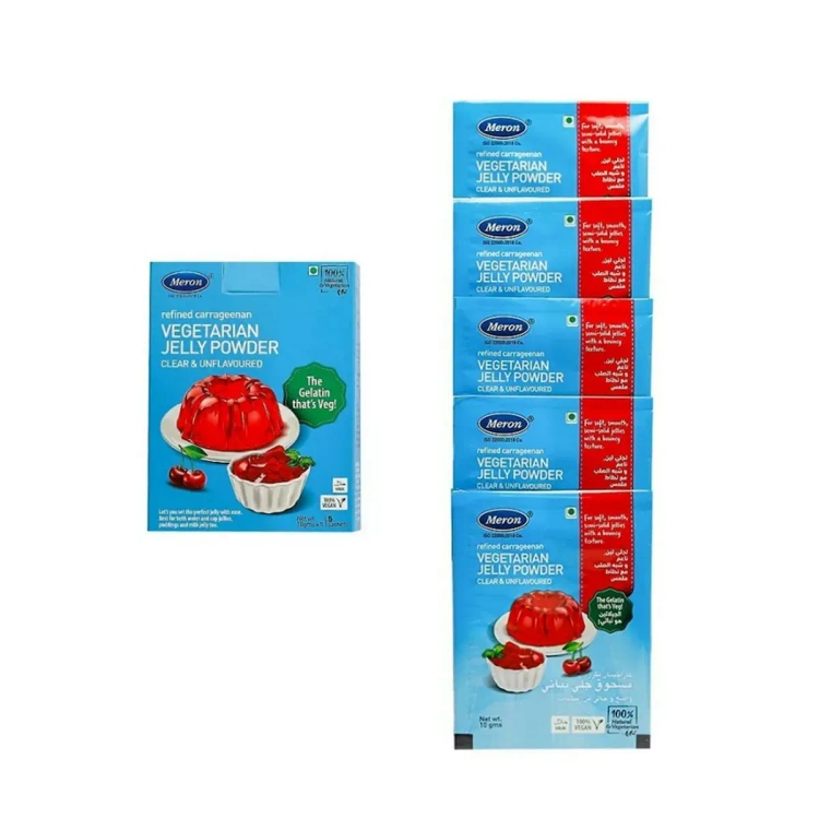 Meron Vegetarian Jelly Powder 50 Grams Combo