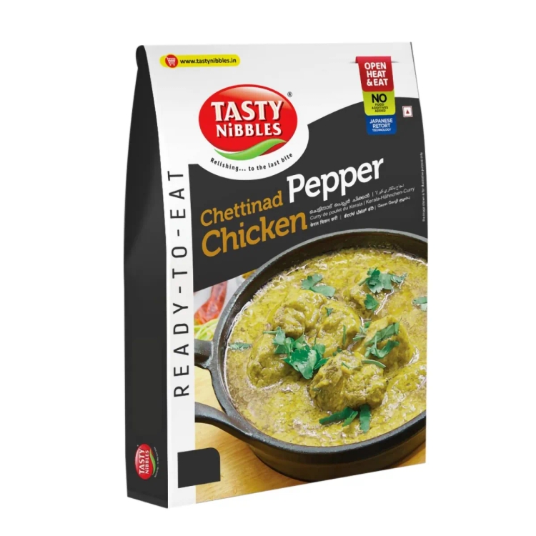 Tasty Nibbles Ready to Eat Chettinad Pepper Chicken 200g