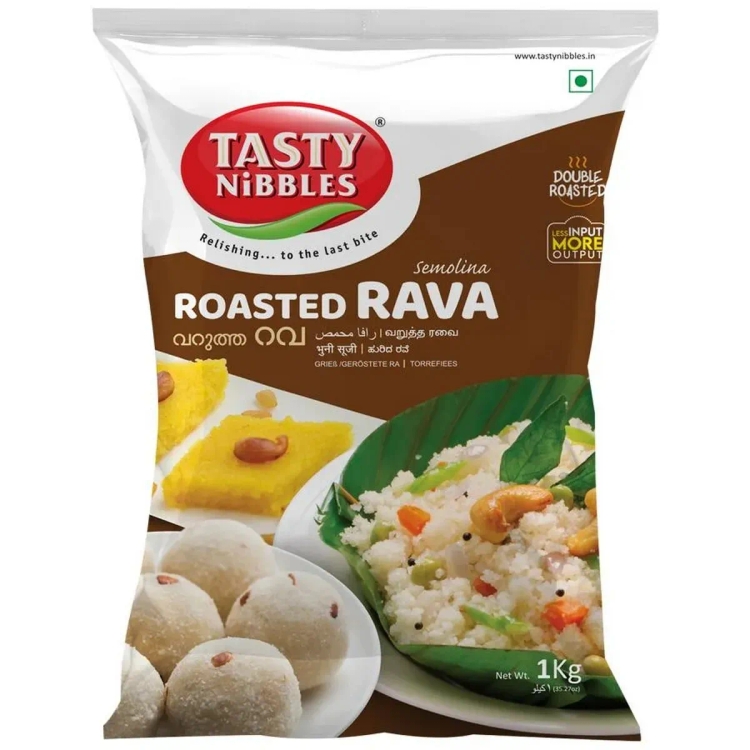 Tasty Nibbles Roasted Rava Pouch 1Kg