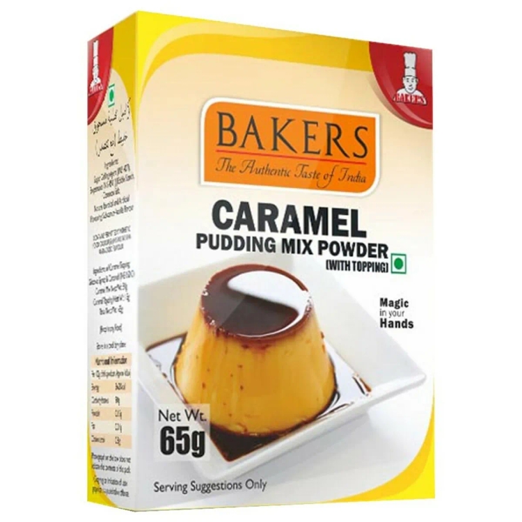 Bakers Caramel Pudding 50G