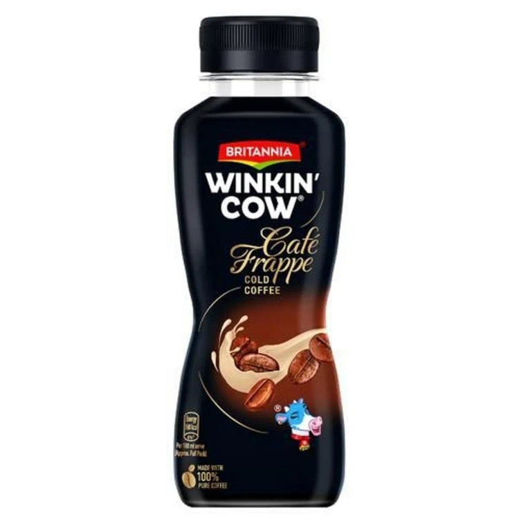 Britannia Winkin Cow Cold Coffee - Café Frappe, 180 ml