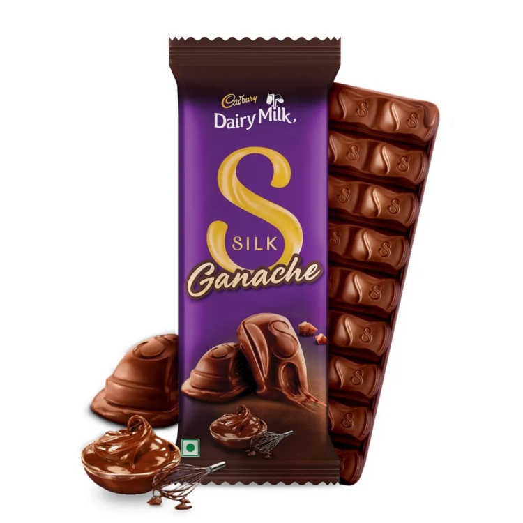 Cadbury Dairy Milk Silk Ganache Chocolate Bars, 58 g
