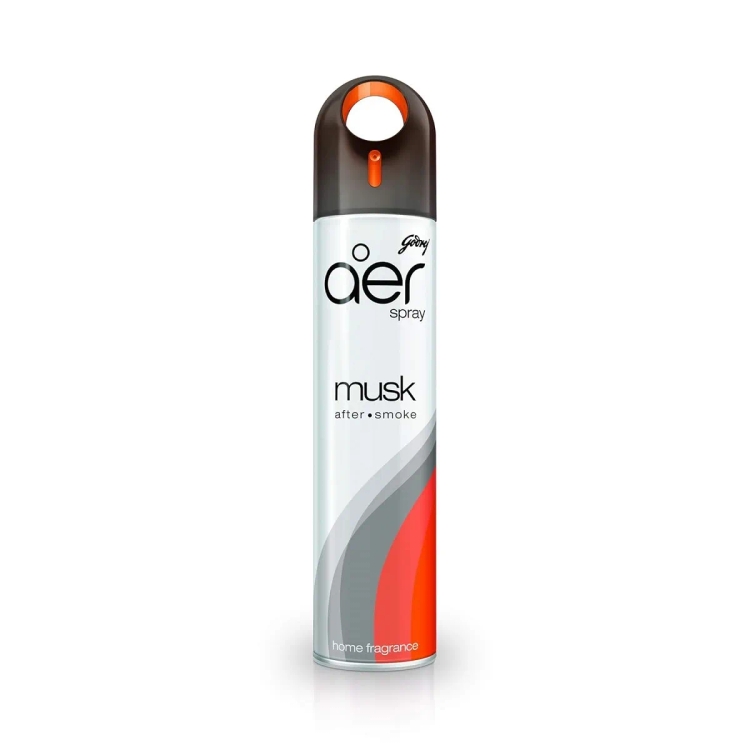 Godrej Aer Spray Air Freshener- Musk After Smoke 220 ml