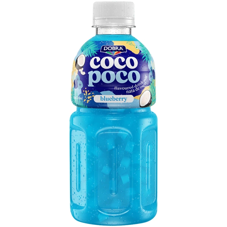 Dobra Coco Poco - Blueberry, 320 ml 