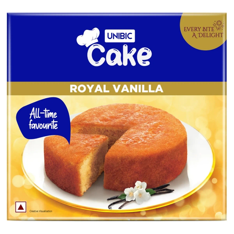Unibic Cake - Royal Vanilla Vanilla Cake  220G