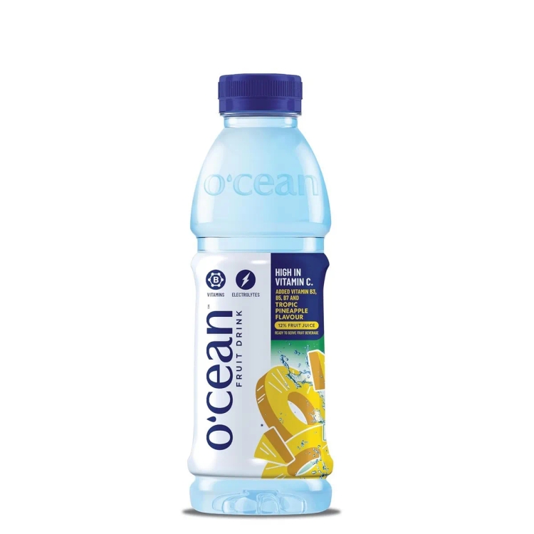 Ocean Tropic Pineapple Flavour Fruit Drink, 500 ml