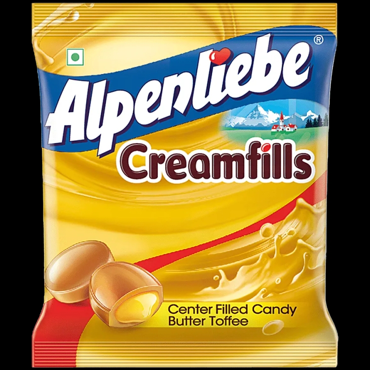Alpenliebe Creamfills Butter Toffee Pouch 144G
