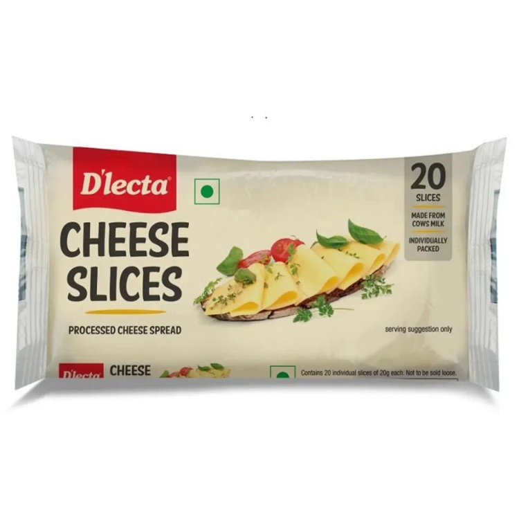 Dlecta Cheese Slice 400 gm