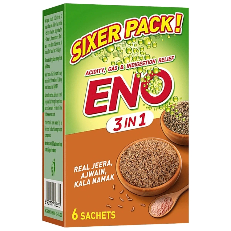 Eno Jeera,Ajwain&Kala Namak 5G X 6S