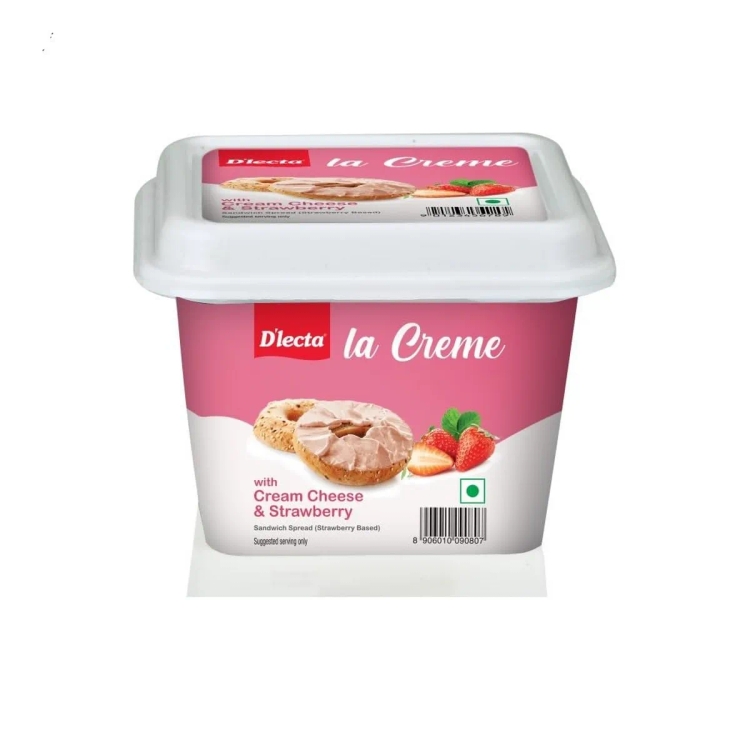 Dlecta Strawberry Cream Cheese 150gm