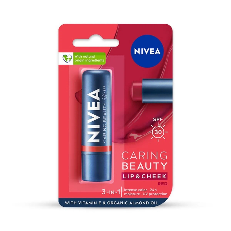 Nivea Lip Balm Red Spf 30 4.8G