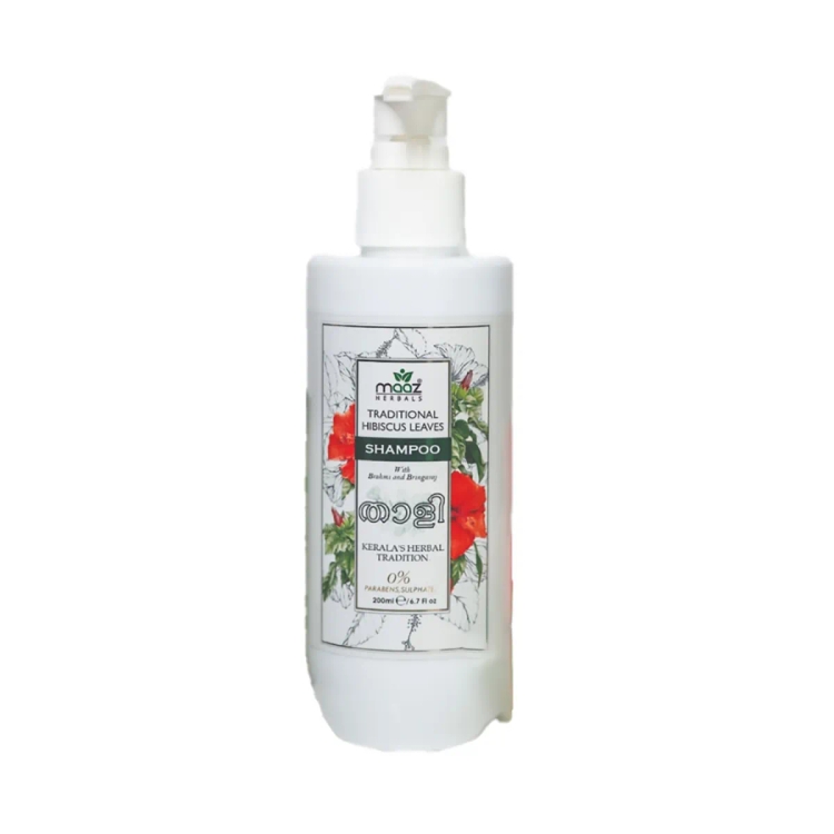 Maaz Herbals Traditional Hibiscus Leaves Shampoo200Ml