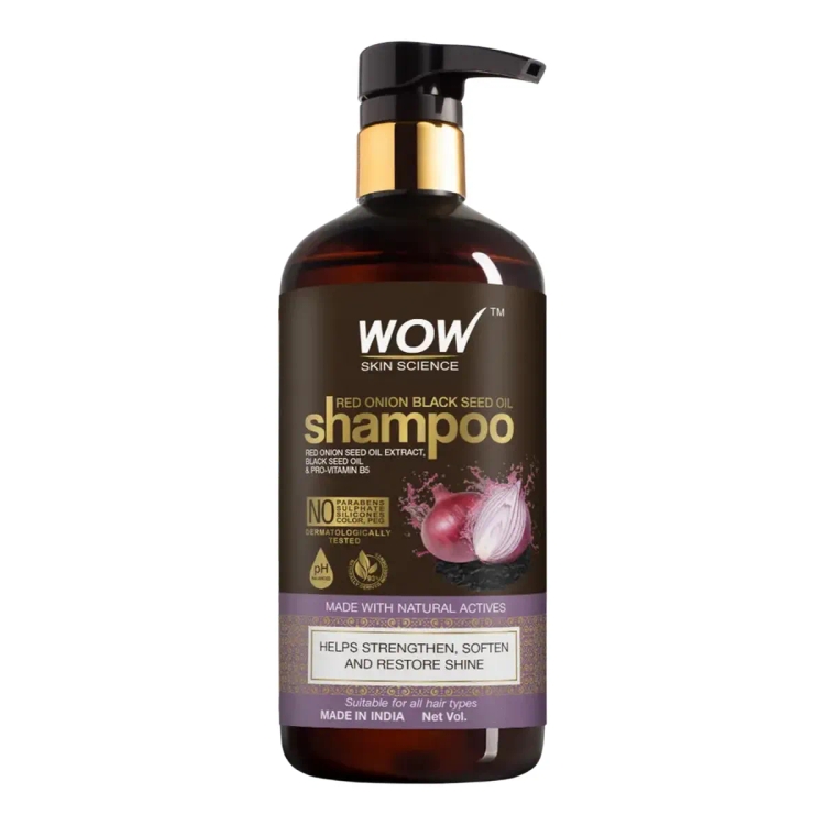 Wow Skin Science Onion & Collagen Anti-Hairfall Shampoo 500Ml