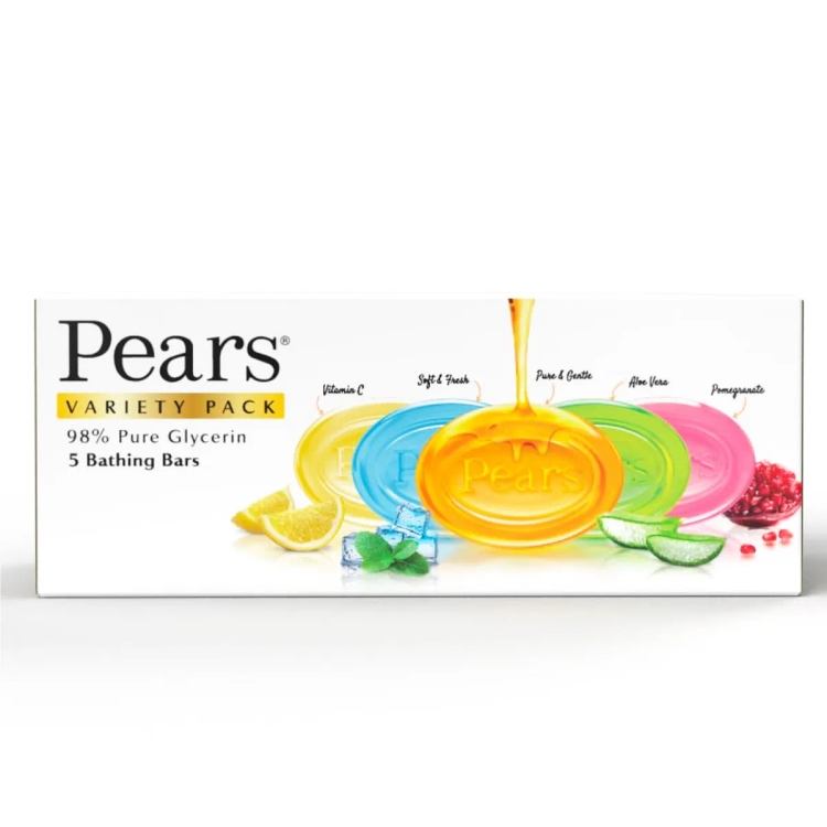 Pears Variety Pack Soap 125G X 5'S
