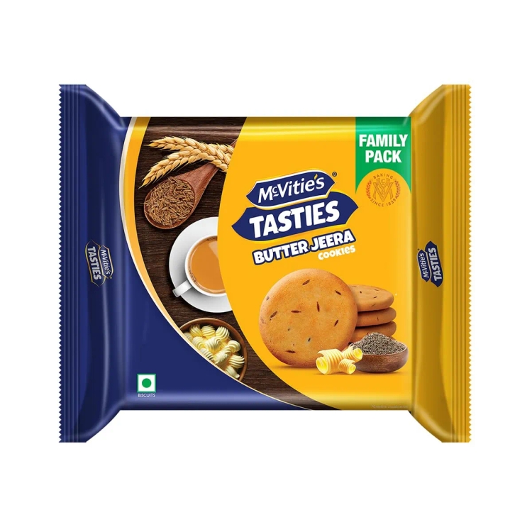 McVitie's Tasties Butter Jeera Cookies | 464 g