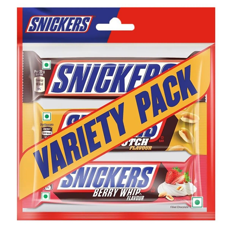 Snickers Variety Pack 110gm