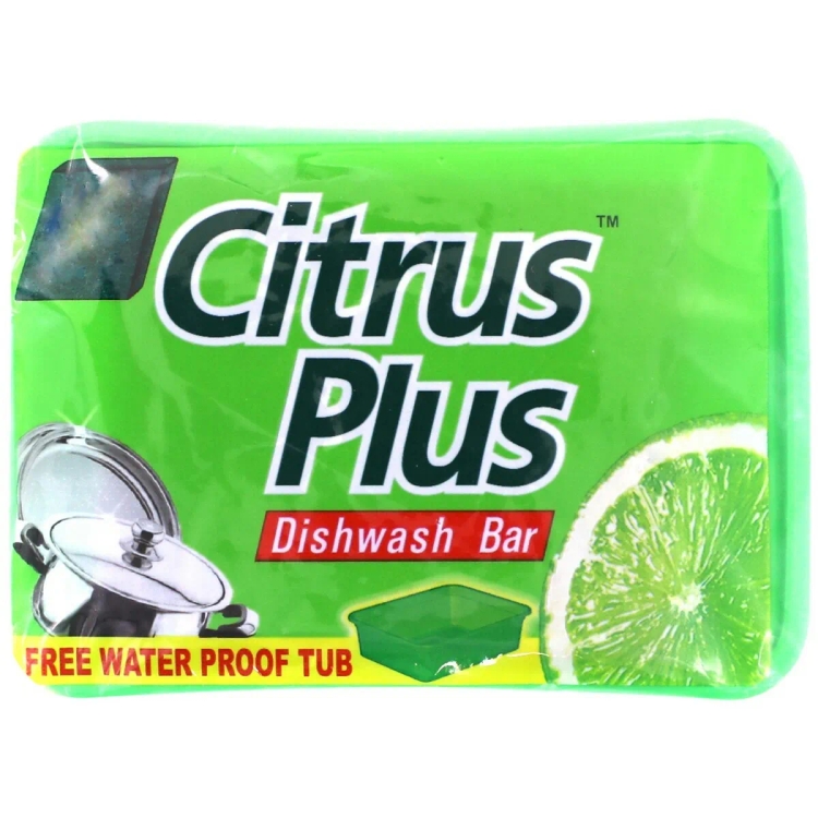 Citrus Plus Dishwash Bar Lemon 250G