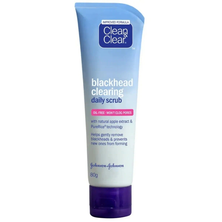 Clean & Clear Scrub Daily Black Head Clearng 80G