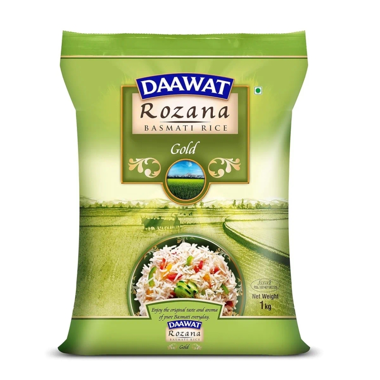 Daawat Rozana Gold Basmati Rice 1kg